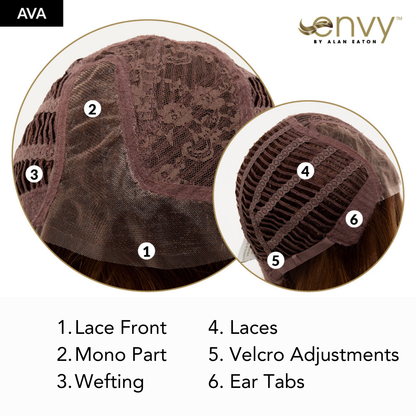 Ava in Amaretto & Cream Human Hair Blend - EnvyHair Collection ***CLEARANCE***