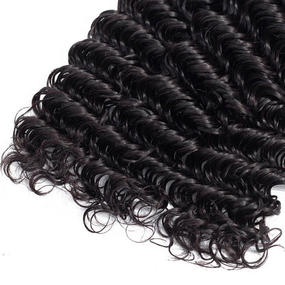 Brazilian Deep Wave Hair 3 Bundles Hermosa Hair 10A 100% Virgin Human Hair Extension