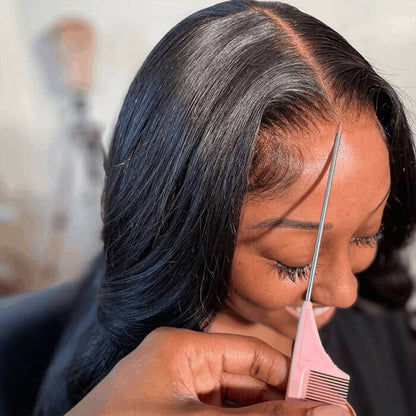 Pre Everything Body Wave Glueless Wig With Elastic Drawstring 8x5 Closure HD Lace Human Hair Long Wig Pre-Cut Lace with Natural Hairline
