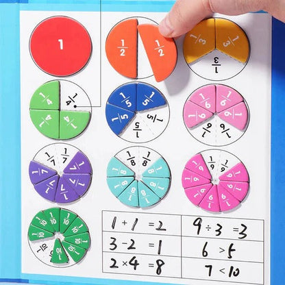 📚🧲Magnetic Fraction Board🧠