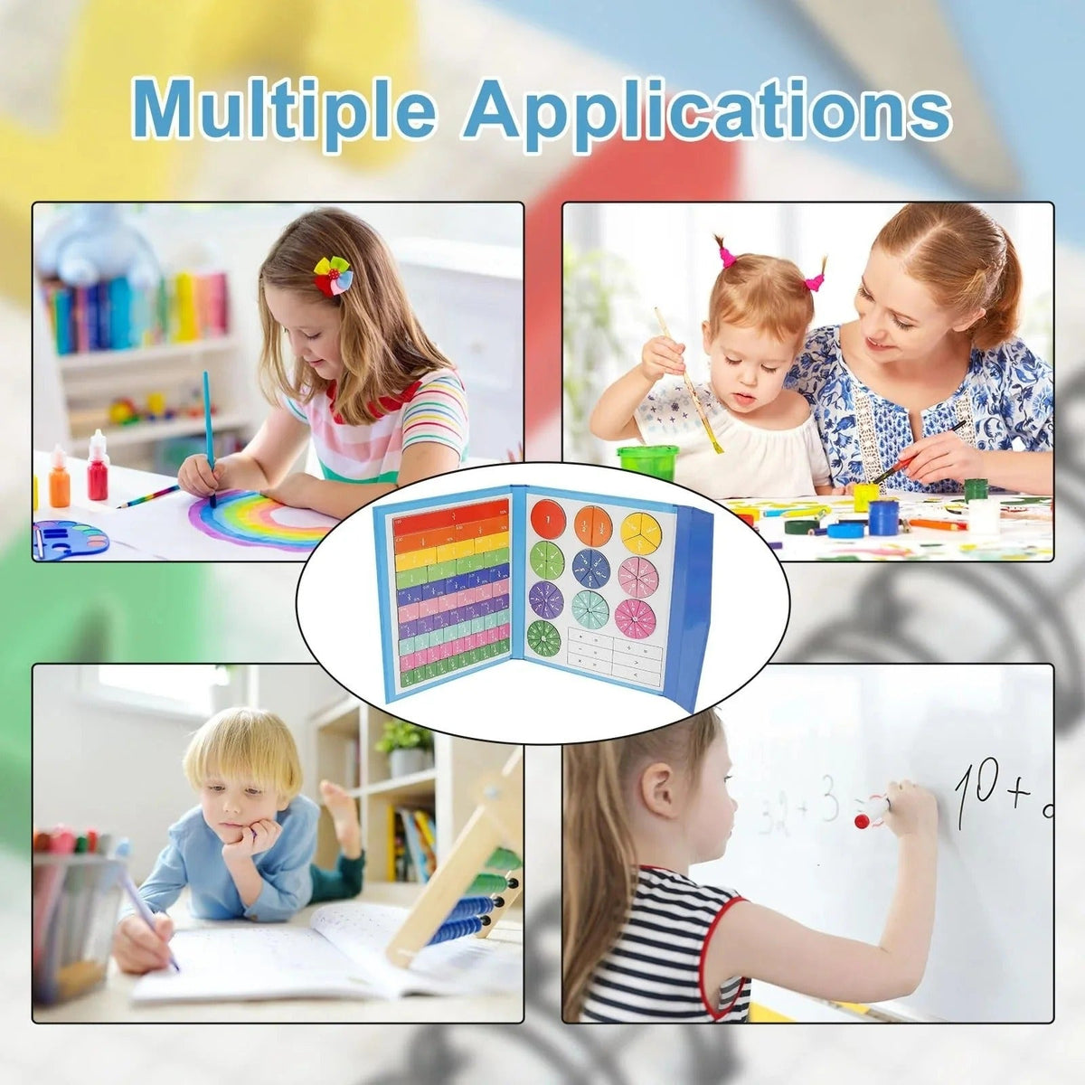 📚🧲Magnetic Fraction Board🧠
