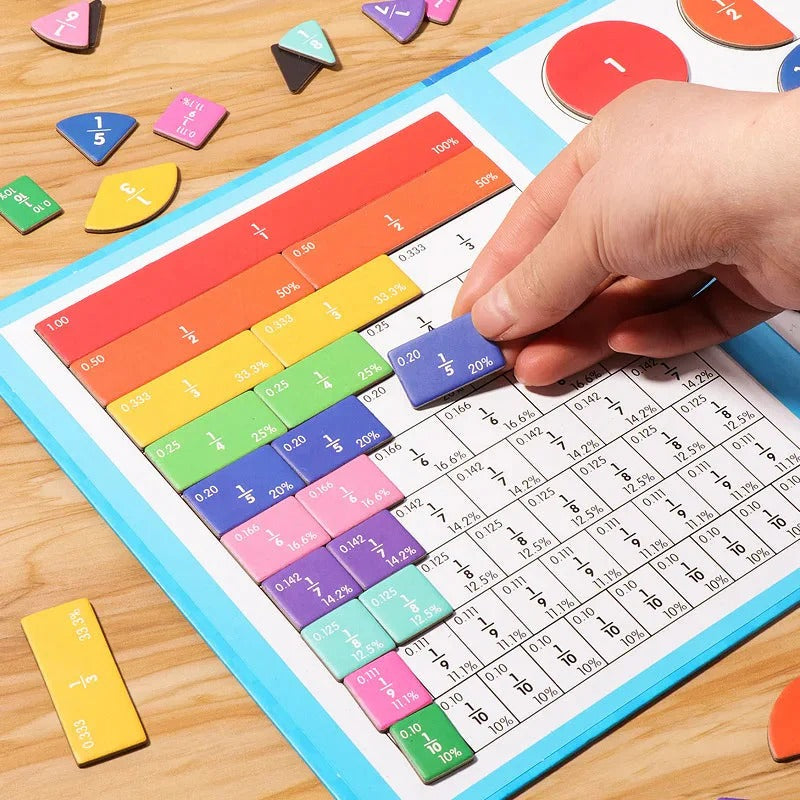 📚🧲Magnetic Fraction Board🧠