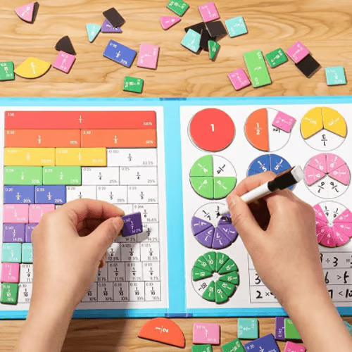 📚🧲Magnetic Fraction Board🧠