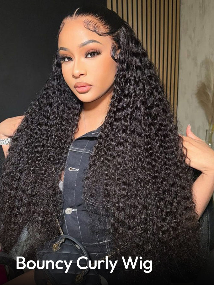 28 - 36inch Long Curly Wigs 13*6 Invisible HD Lace Front Wigs Pre-plucked Human Hair Wigs