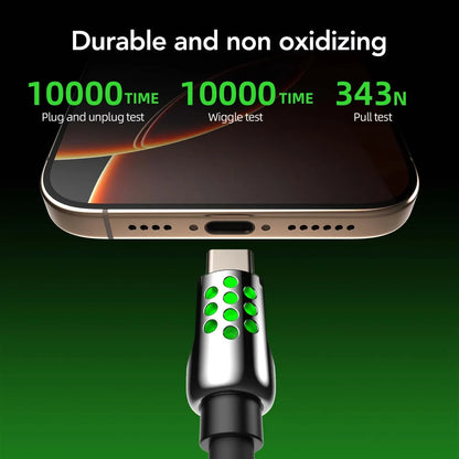 ⚡🔋mfish Armored Dragon 8 Coiled Cable (4-in-1, 240W) - Tangle-Free for Car & Desk