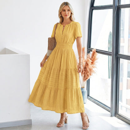 Fashion Vacation Maxi Long Spring Dresses Outfits
