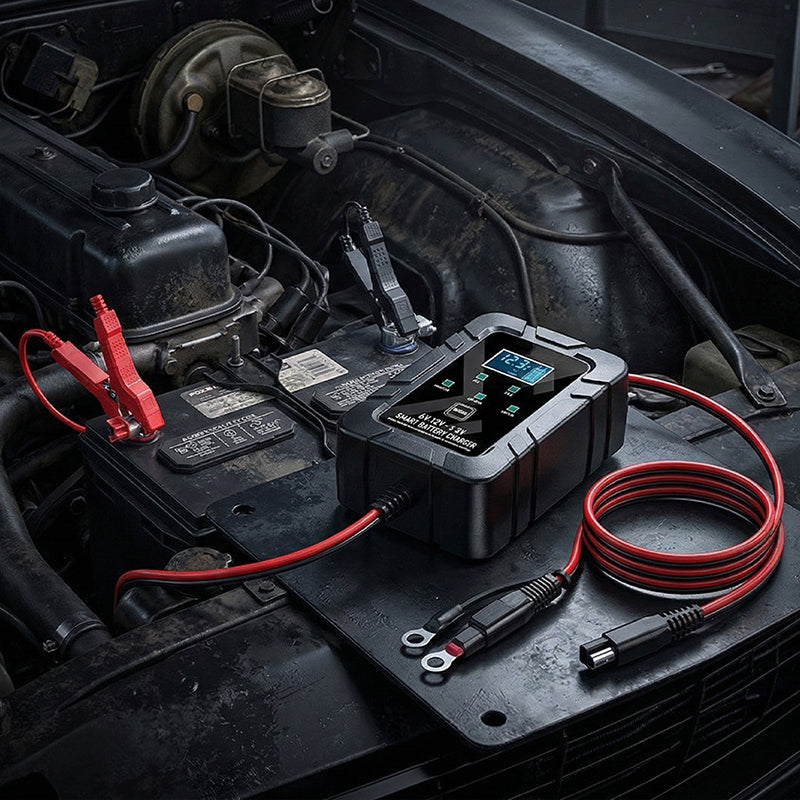 ⚡ 1.5A 6V/12V Automatic Battery Charger – Fast, Safe & Reliable Charging 🔋✨