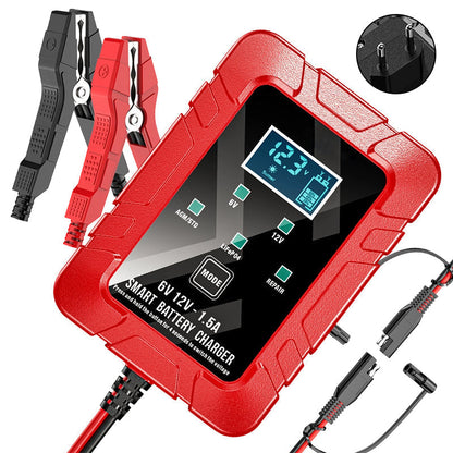 ⚡ 1.5A 6V/12V Automatic Battery Charger – Fast, Safe & Reliable Charging 🔋✨