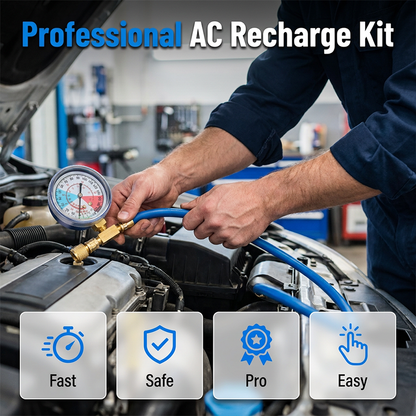 ⏳🔥LIMITED-TIME 50% OFF! ❄️ Car/Home AC Recharge Kit – Fast Cooling & Easy Refills 💨🔧
