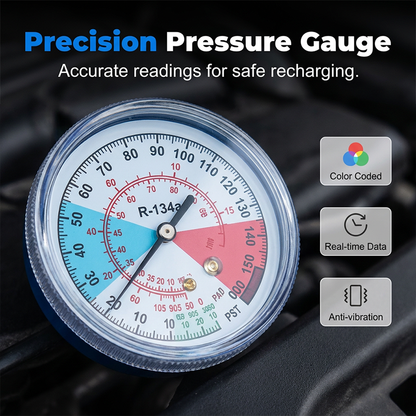 ⏳🔥LIMITED-TIME 50% OFF! ❄️ Car/Home AC Recharge Kit – Fast Cooling & Easy Refills 💨🔧