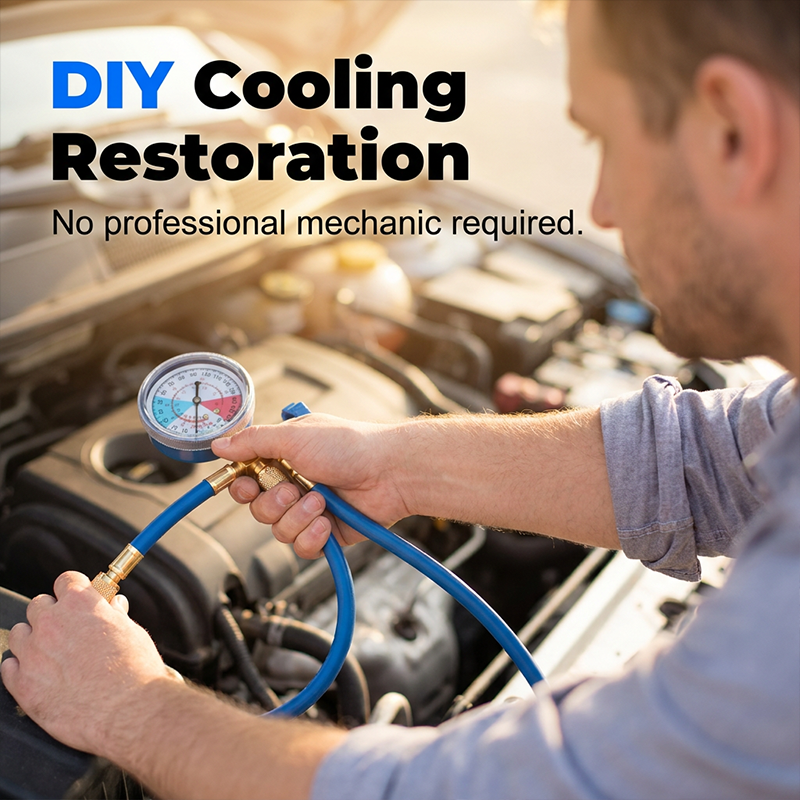 ⏳🔥LIMITED-TIME 50% OFF! ❄️ Car/Home AC Recharge Kit – Fast Cooling & Easy Refills 💨🔧