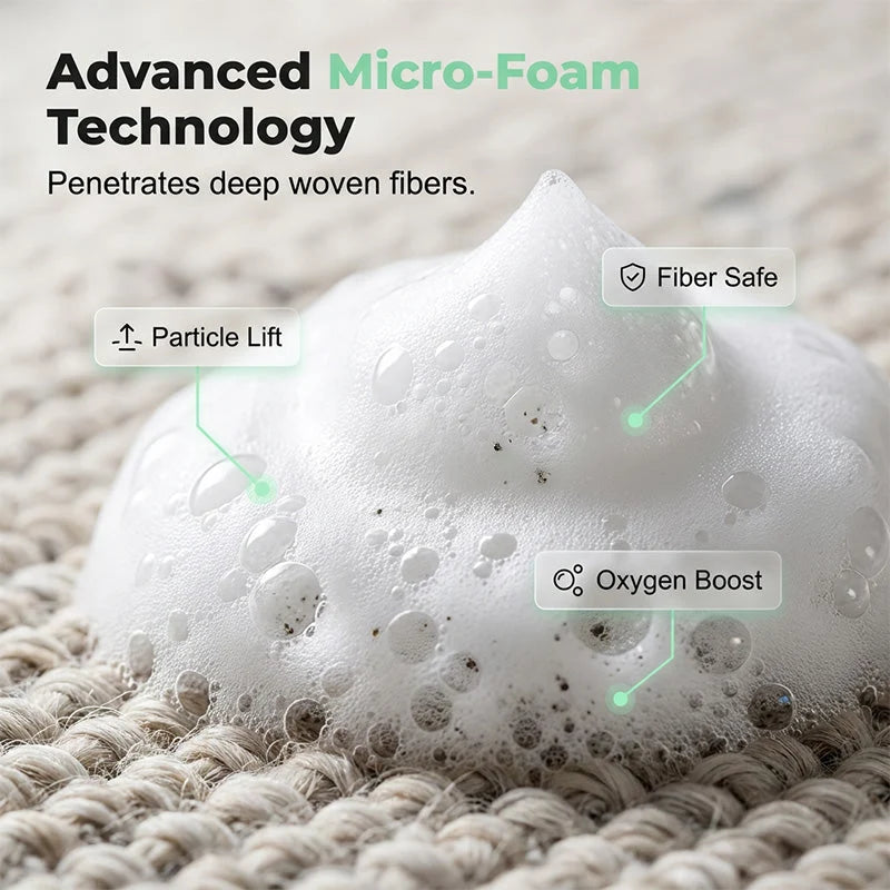 🥳2026 HOT SALE-✨Waterless Carpet Foam Stain Remover with Towel– fresh in minutes! 🧼💨