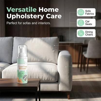 🥳2026 HOT SALE-✨Waterless Carpet Foam Stain Remover with Towel– fresh in minutes! 🧼💨