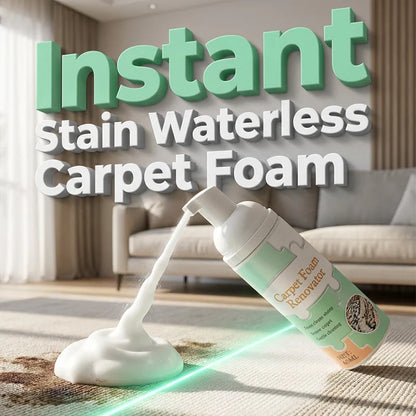 🥳2026 HOT SALE-✨Waterless Carpet Foam Stain Remover with Towel– fresh in minutes! 🧼💨