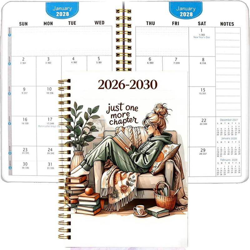 ⏰📅LAST DAY SALE & SAVE 50%📚 2026–2030 5-Year Planner | Long-Term Monthly Organizer & Goal Planning Log Book for Work, School & Everyday