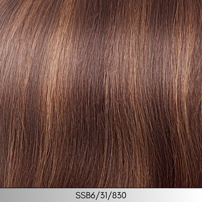Sheer Top Hair Topper (10" & 14") - Look Fabulous Natural Human Hair Collection by TressAllure