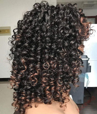 New Fashion Summer Natural Curly Wig With Bangs